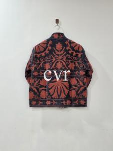 Outerwear <b>Coat</b> Handmade Velvet Suzani Uzbek Eco-Friendly Winter Boho Embroidered Women's Luxury <b>Coat</b> for Party Wear - Product Image 4