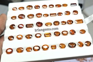 เฮสโซไนต์การ์เนตคุณภาพสูง 100% จากธรรมชาติ รูปทรงคาโบชอง ราคาขายส่ง จำนวนมาก งานแฮนด์เมด เฮสโซไนต์การ์เนตจากเอธิโอเปีย สำหรับทำเครื่องประดับ - Product Image 2