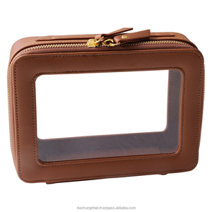 Wholesale Trendy PVC Transparent Cosmetic <b>Bags</b> <b>for</b> <b>Women</b> Travel <b>Toiletry</b> Pouches with Zipper Closure Fashion Style from Vietnam - Product Image 4