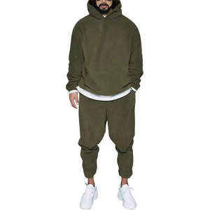 Nouvelle collection automne/hiver, sweat-shirt et pantalon en molleton 100% coton, couleur unie, style européen/américain, léger, respirant, séchage rapide, manches longues - Product Image 5