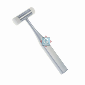 Martillo Óseo de Acero Inoxidable para Materiales de Ortodoncia y Cirugía Dental, 20mm, 140 Gramos - Product Image 1