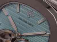 Montre automatique sportive mécanique MIYOTA 40 mm Alexander Ferros 6312S/13 avec fermoir papillon saphir, acier inoxydable, résistance à l'eau 5 BAR