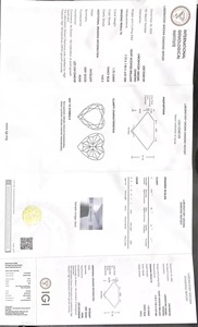 Diamantes Sueltos DVINS JEWELS con Certificación IGI, Diamante Cultivado en Laboratorio HPHT de Calidad Superior, Corte Corazón, Color D, Calidad Fancy Light - Product Image 5