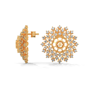 Broche de Flor con Cristales de Imitación en Color Dorado, Joyería Floral, Regalo para Mujeres, Fiesta, Boda - Product Image 3