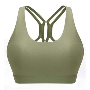 Sujetador Deportivo Transpirable de Secado Rápido y Alta Sujeción, Estilo Simple, para Mujer, Servicio OEM/ODM, Material Poliéster/Algodón, Superventas - Product Image 1