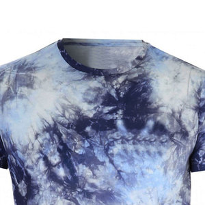 Camiseta de Cuello Redondo para Hombre, 100% Algodón Peinado, Casual, Manga Corta, Lisa, Ecológica, Corte Holgado, con Logotipo Personalizado con Impresión Digital, Bio Lavada - Product Image 1