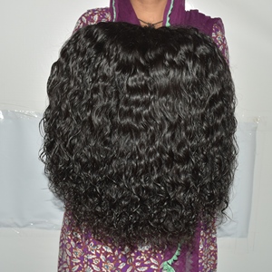 Extensions de Cheveux Naturels Indiens Remy en Paquets, Texture Douce et Fluide, Longueur Complète, Double Trame Cousue à la Machine, Volume Premium pour Salon - Product Image 3