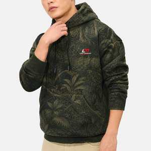 Sudadera con Capucha para Hombre Long Mission, Corte Regular, Forrada, Transpirable, Informal, para Invierno, 100% Algodón, Felpa Francesa - Product Image 5