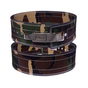 Ceinture de musculation en cuir pour haltérophilie et entraînement de la taille - Product Image 1