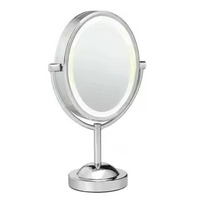 Miroir de table rond moderne en métal avec support pour mariage, maquillage, décoration intérieure - Écologique