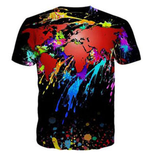T-shirt à manches courtes pour homme, tendance, séchage rapide, avec impression numérique, service OEM en gros - Product Image 6