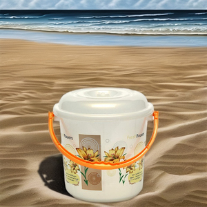 Seaux en plastique ménagers et commerciaux de 10 litres avec couvercle - Product Image 5