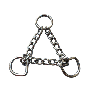 Collier pour chien en chaîne d'acier inoxydable, accessoire réglable pour animaux de compagnie - Product Image 3
