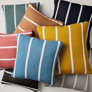 Modern Striped Linen Cushion Cover Decorative <b>Sofa</b> Pillow Cover for Home Decor - Product Image 1