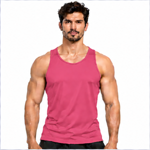 Custom Logo <b>Mens</b> <b>Gym</b> Tank Top Cotton Sleeveless Muscle <b>Vest</b> Summer Fitness Sportswear Breathable Quick Dry Plus Size OEM Wholesa - Product Image 6