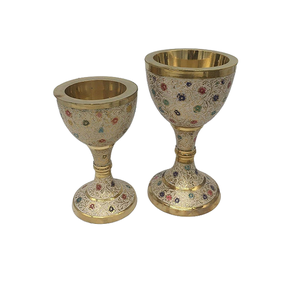 Set Of 2 Designer Brass Table Top Incense <b>Bakhoor</b> Burner Different Sizes Round Shape Incense <b>Oud</b> Burner In Bulk - Product Image 6