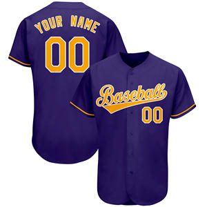 Maillot de baseball unisexe de qualité supérieure fabriqué au Pakistan, avec design imprimé, entièrement boutonné, 100 % polyester - Product Image 6