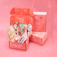 Personnalisé Beauté Maquillage Cosmétique Soins de la Peau Cils Rouge à Lèvres Brillant à Lèvres Cadeau Pr Mailer Emballage Boîte de Papier d'Expédition Emballage
