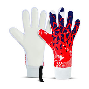 Gants de gardien de but à coupe plate pour hommes, gants de football avec paume en latex de 5 mm, zone de rebond, ajustement ergonomique, gants professionnels pour matchs et entraînements - Product Image 5