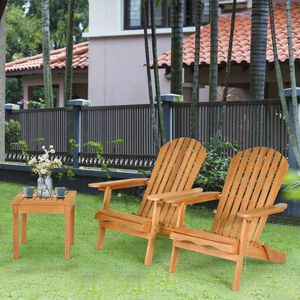 Set di 3 Sedie Adirondack con Braccioli Allargati - Product Image 5