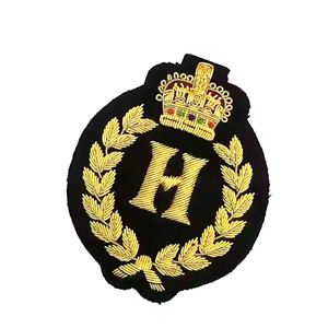 Parche de tela de lujo bordado a mano con imán para blazer, insignia personalizada de tamaño de bolsillo, nuevo estilo, servicio OEM - Product Image 5