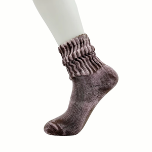 Wholesale Custom High Quality Pilates <b>Grip</b> Slouch <b>Socks</b> Knitted Nonslip Autumn Spandex/Nylon/Cotton Quick Dry & Breathable - Product Image 1