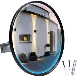 Specchio di Sicurezza Convesso Regolabile da 12 Pollici, Angolo di Visione 160 Gradi, per Vialetti, Garage, Magazzini, Parcheggi - Product Image 1