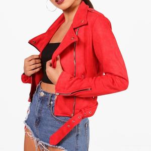 Fabricantes Profesionales de Chaquetas de Cuero Hechas a Medida para Mujer, Nueva Moda, Chaquetas de Cuero Genuino para Mujer, Alta Calidad, Transpirables - Product Image 4