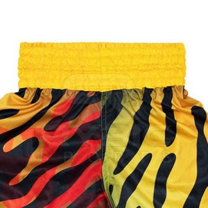 กางเกงมวยไทยสีพื้นสำหรับผู้ใหญ่รุ่นใหม่ รับผลิตแบบ OEM ขายส่ง กางเกงมวยไทยสั่งทำพิเศษ - Product Image 4