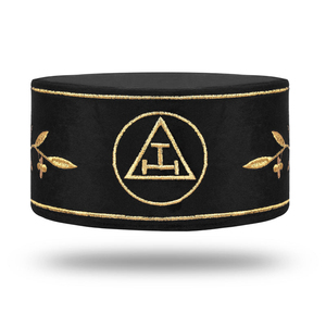 Nueva Gorra de Alta Calidad con Corona del Capítulo del Arco Real, Bordado Negro y Dorado, Gorras Masónicas Personalizadas del Arco Real - Product Image 1