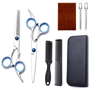 Ciseaux de coiffure professionnels de haute qualité pour salon, kit d'outils de coupe de cheveux avec peigne, ensemble de ciseaux de coiffure - Product Image 1