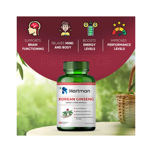 Cápsulas de raíz de hierbas de ginseng coreano Fórmula tradicional a base de plantas para el bienestar diario - Product Image 2