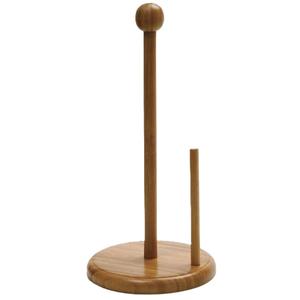 Support de rouleau de papier toilette en bois naturel, organisateur décoratif pour salle de bain, support de rangement pour mouchoirs en papier - Product Image 1