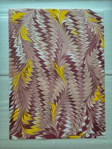 Feuilles de papier artisanal imprimées marbrées en gros – Matériel de reliure artisanale, fournitures de papeterie décoratives écologiques - Product Image 4