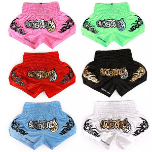 Ropa Deportiva de Boxeo y Artes Marciales Sublimada, Elástica y Transpirable, 100% Poliéster, Cómoda, Nueva Llegada, Muay Thai - Product Image 1