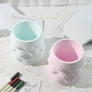 Christmas Tree Candle Cup Pen Holder Vase Storage Gypsum <b>Resin</b> Candle Silicone Mold - Product Image 4