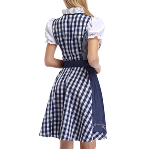 Mejor fabricante de vestidos bávaros Dirndl para mujer, nuevo diseño, precio bajo, buena calidad, vestido Dirndl alemán para damas - Product Image 3