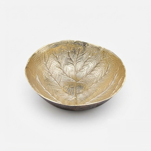 Cuenco decorativo clásico de hoja de ginkgo plateada, bandeja de dulces con forma de hoja de metal de aluminio, centro de mesa, bandeja decorativa para el hogar - Product Image 4