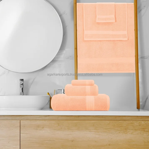 Juego de Toallas de Baño de Algodón de 400 GSM al por Mayor, Diseño Jacquard, Suaves, de Secado Rápido y Ligeras, Proveedor para el Mercado Estadounidense - Product Image 2