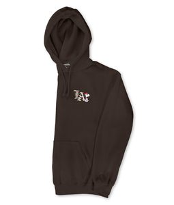 Noix de pois Sno opy La Urban Brodé Fabricant Personnalisé de Haute Qualité Coton Éponge Française Lourd Graphique Coton Baggy Capuche - Product Image 4