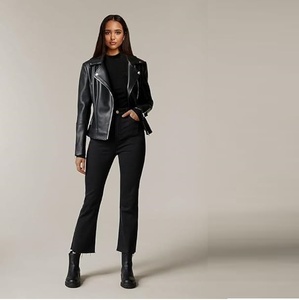 Wholesale Women's <b>Leather</b> Jackets Coat Suit Long Sleeve Cloak - Product Image 1