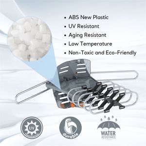 Antenna TV Esterna Nera a Doppia Banda UV 28-36dB con Ricezione a 360 Gradi e Supporto, Ricezione Superiore per Segnali TV Esterni - Product Image 5