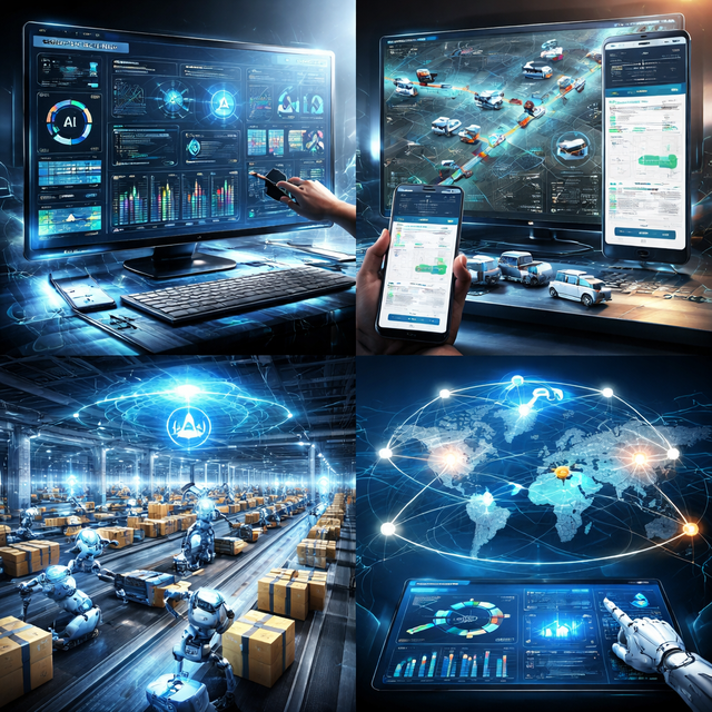 Advanced AI-Powered Logistics Management Software Real-Time Tracking Smart Automation Internet Version Linux/MAC Support Stock