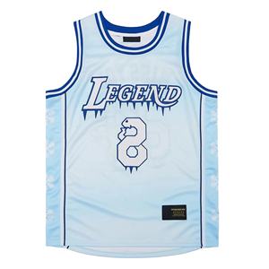 Venta directa de fábrica, camiseta de baloncesto de sublimación de malla personalizada, camiseta de baloncesto transpirable de secado rápido - Product Image 5