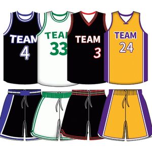 Conjunto de Uniforme de Baloncesto Personalizado 2022, Tallas Grandes, Transpirable, Anti-UV, 100% Poliéster, Impresión por Sublimación, Logotipo Personalizado Original - Product Image 6