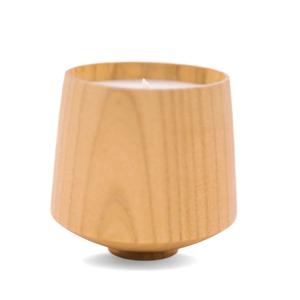 Portavelas Personalizado Estilo Madera Rústica para Decoración del Hogar, Recipiente de Cemento para Velas - Product Image 2