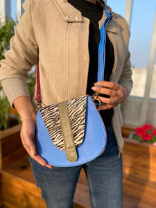 กระเป๋าถือหนังรีไซเคิลหลากสีสำหรับผู้หญิง, สินค้ามาใหม่กระเป๋าสะพายไหล่พิมพ์ลายสัตว์มีเอกลักษณ์ทันสมัย - Product Image 3