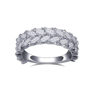 Women's White Gold Marquise Cut Diamond Engagement <b>Ring</b> Classic Style D Color Natural Diamonds - Product Image 2