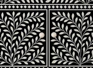 Cajón con Incrustaciones de Hueso de ILAHI, Diseño Moderno con Detalles de Ágata, Mueble Portátil para el Hogar - Product Image 3