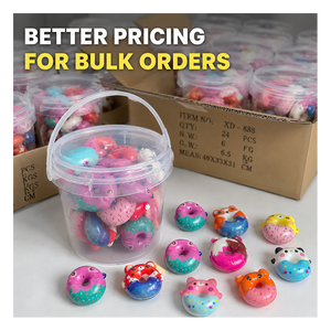 Juguete Blandito de Donut de Perro Adorable para Fiesta de San Valentín, Novedad para Niños de 5 a 7 Años, de Espuma de PU de Ascenso Lento, No es Dulce, Regalo para el Aula - Product Image 4